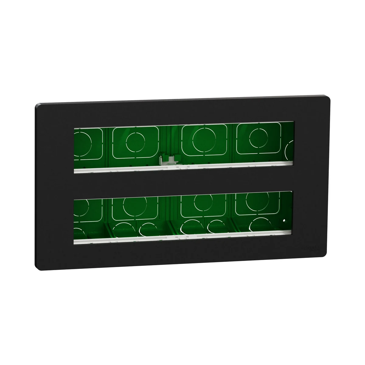 Schneider Electric NU171054 2-Row x 10-Module Workstation Flush-Mounted, Anthracite