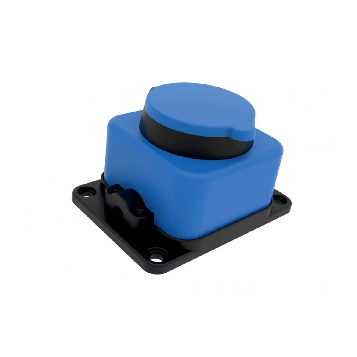 Bemis BV2-1402-3511 Rubber Wall Socket (Blue) 16 A 2P+E IP54