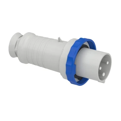 Schneider Electric 81378 3x63A, Single-Phase, 2P+T, IP67, SCREW-TYPE, Straight Plug