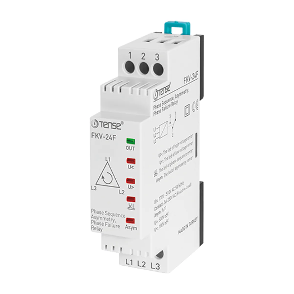 Tense FKV-24F Phase (Motor) Protection Relay, 40% fixed asymmetry