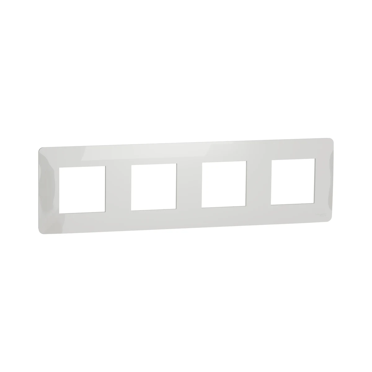Schneider Electric NU200818 Yeni Unica, Studio 4-Gang Frame, White