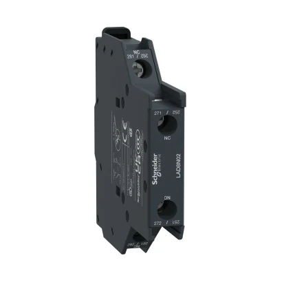 Schneider Electric LAD8N02 TeSys Deca Yardımcı Kontak Bloğu 2NK — üretici katalog görseli