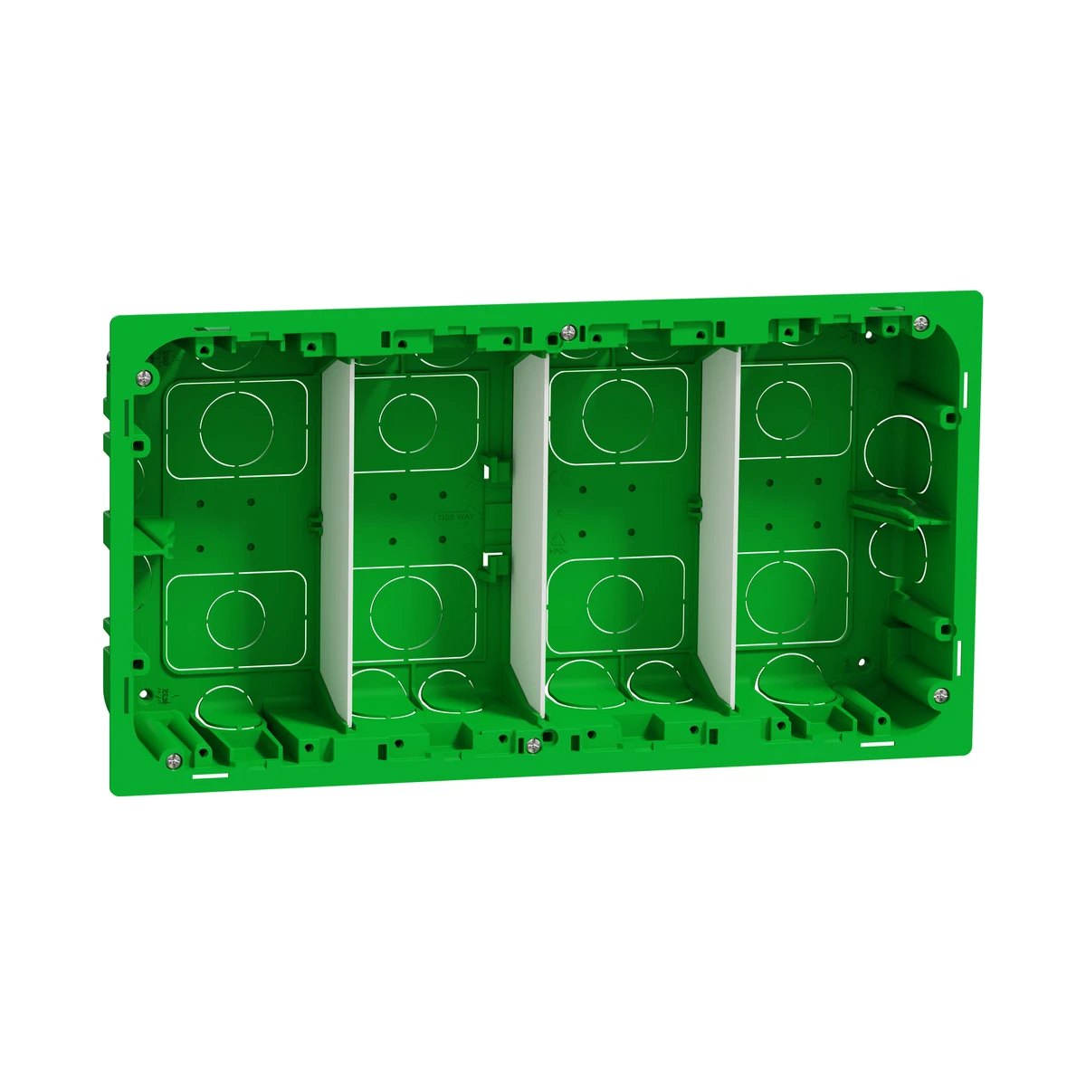 Schneider Electric NU8744 4-kolon x 4-modül Sıva-altı Montaj Kasası — üretici ürün görseli