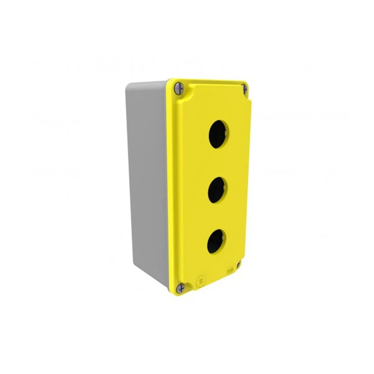 Bemis BT4-3001-0007 Alüminyum 3’lü Buton Kutusu IP67 80x170x73 Sarı