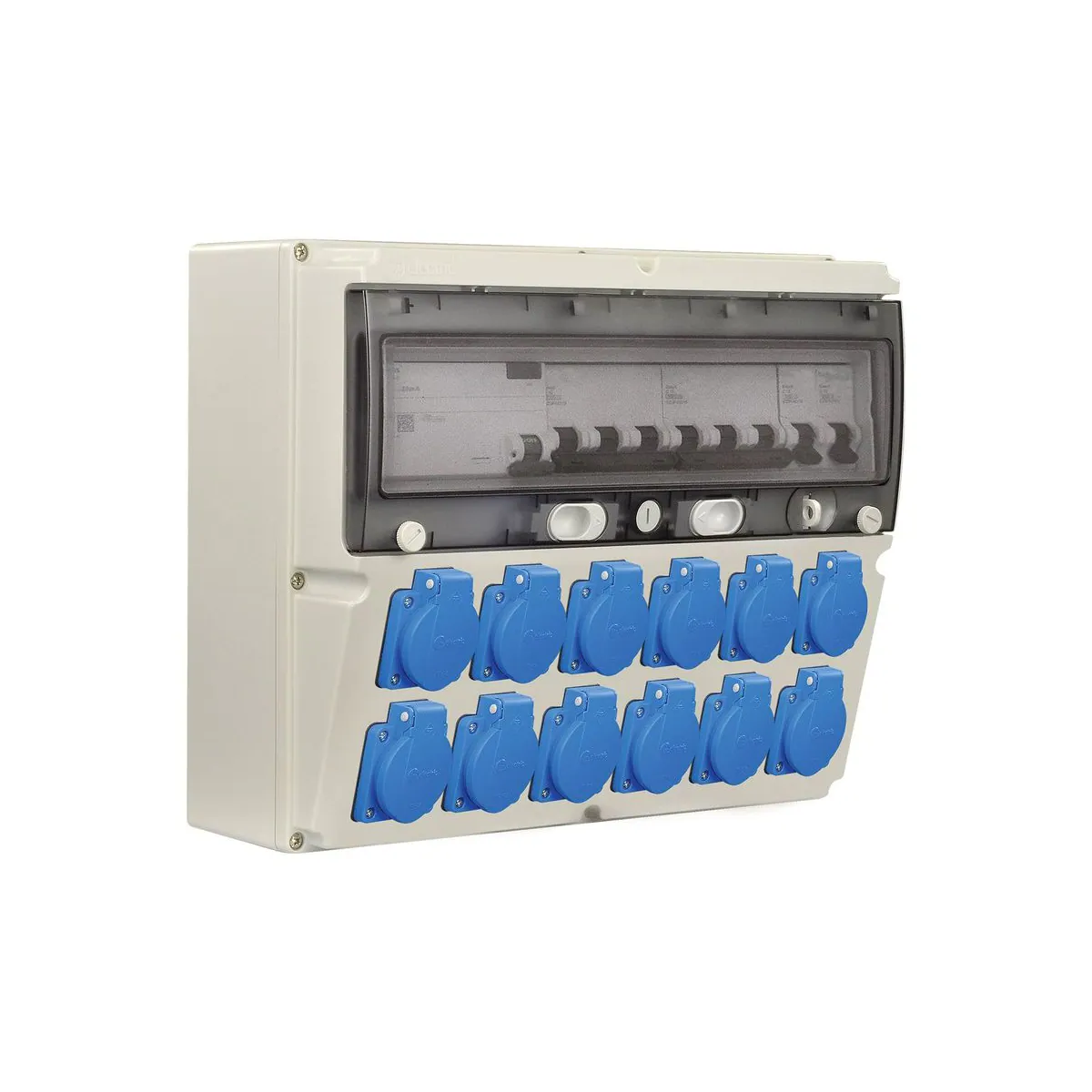 TP Elektrik 3359-102-0001 360x300 Priz Montajlı Kombinasyon Kutusu, 1x16A Prizli, Sigortalı, Kaçak Akımlı, Kablajlı, IP 66