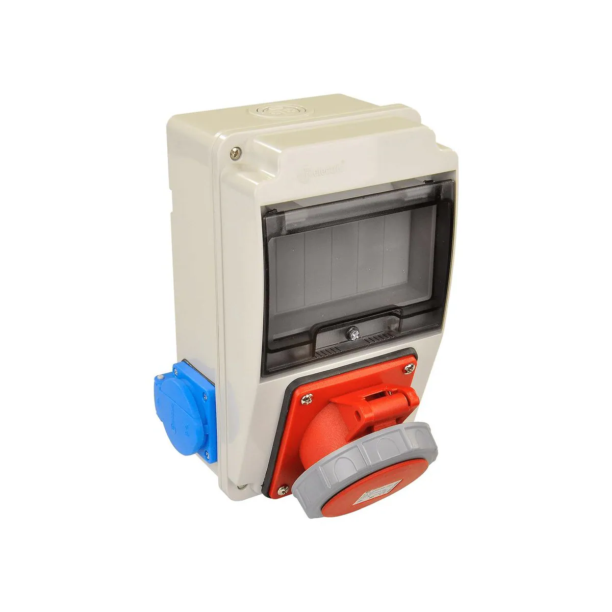 TP Elektrik 3318-002-8000 130x220 Socket-Equipped Combination Box, with 5x32A and 1x16A Sockets
