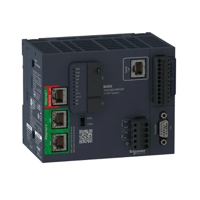 Schneider Electric TM262M25MESS8T M262 Motion PLC, 8 axes/2ms