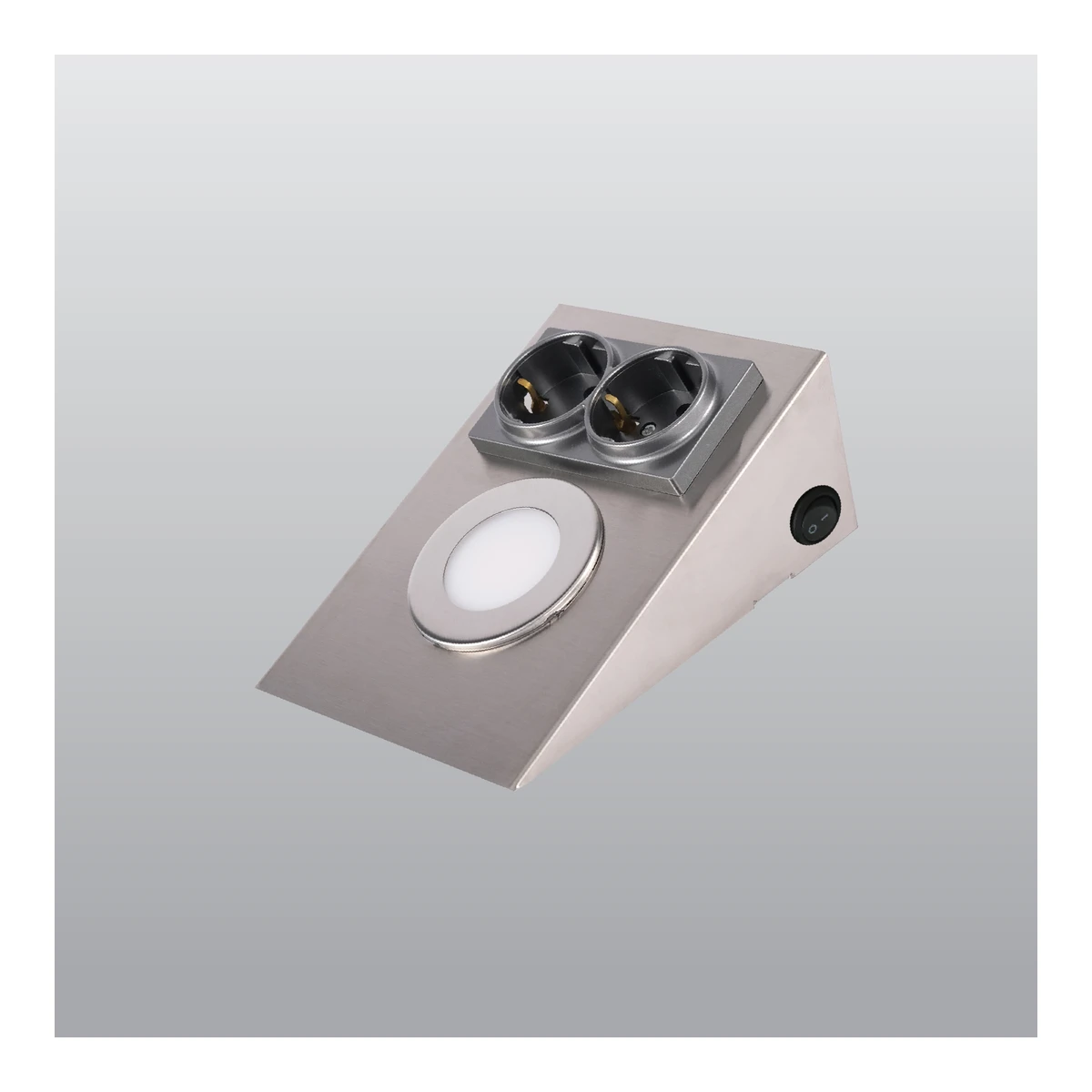 ACK AH11-00234 LED Under-Cabinet Luminaire With Socket 2.5W 6500K Satin