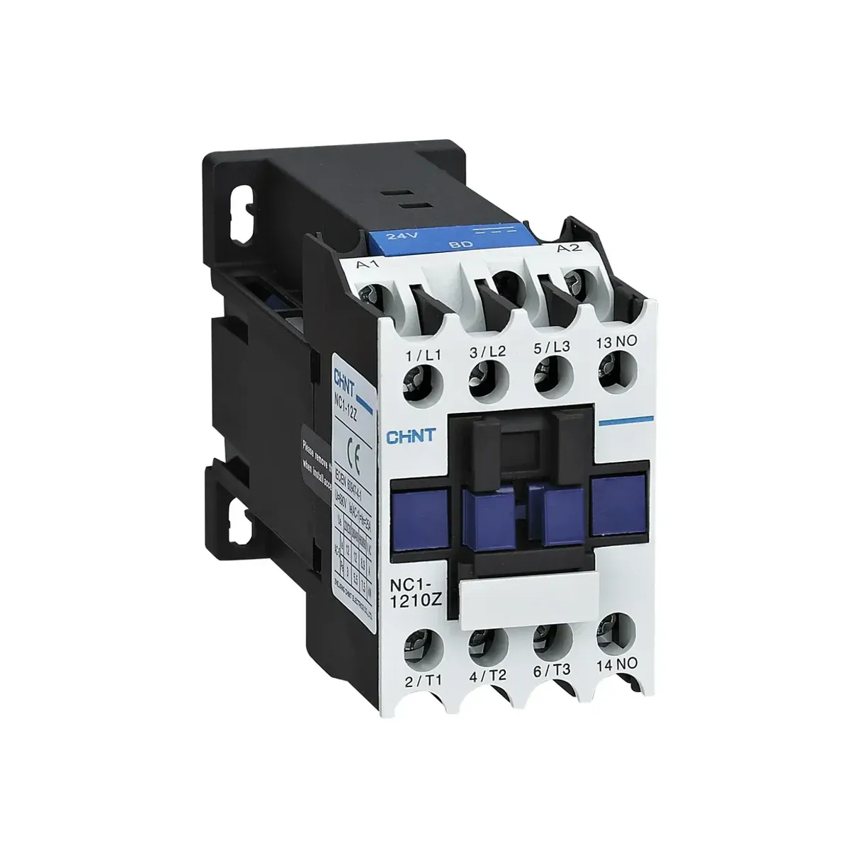 Chint NC1 Serisi 3 Kutup 9A 24V DC 1NC Yardımcı Kontaklı Kontaktör NC1-0901Z