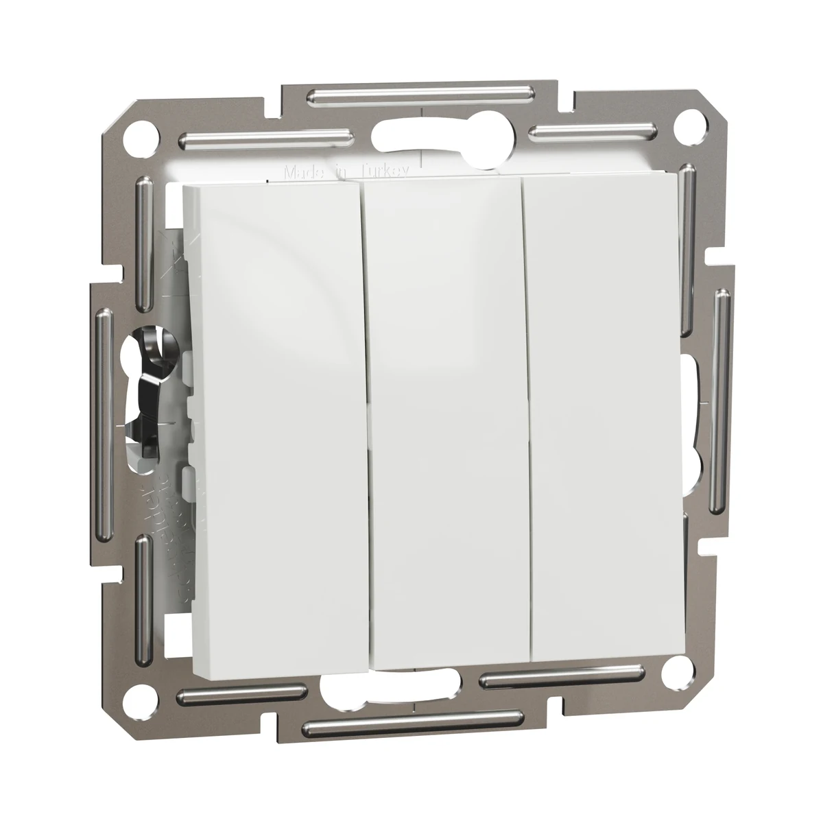 Schneider Electric EPH2170121 Asfora Triple Switch - White