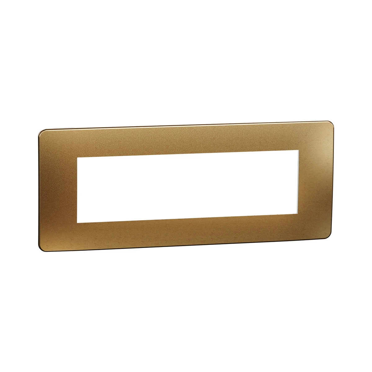 Schneider Electric NU270757M Yeni Unica, Studio Metal Frame 7 module, Copper/White