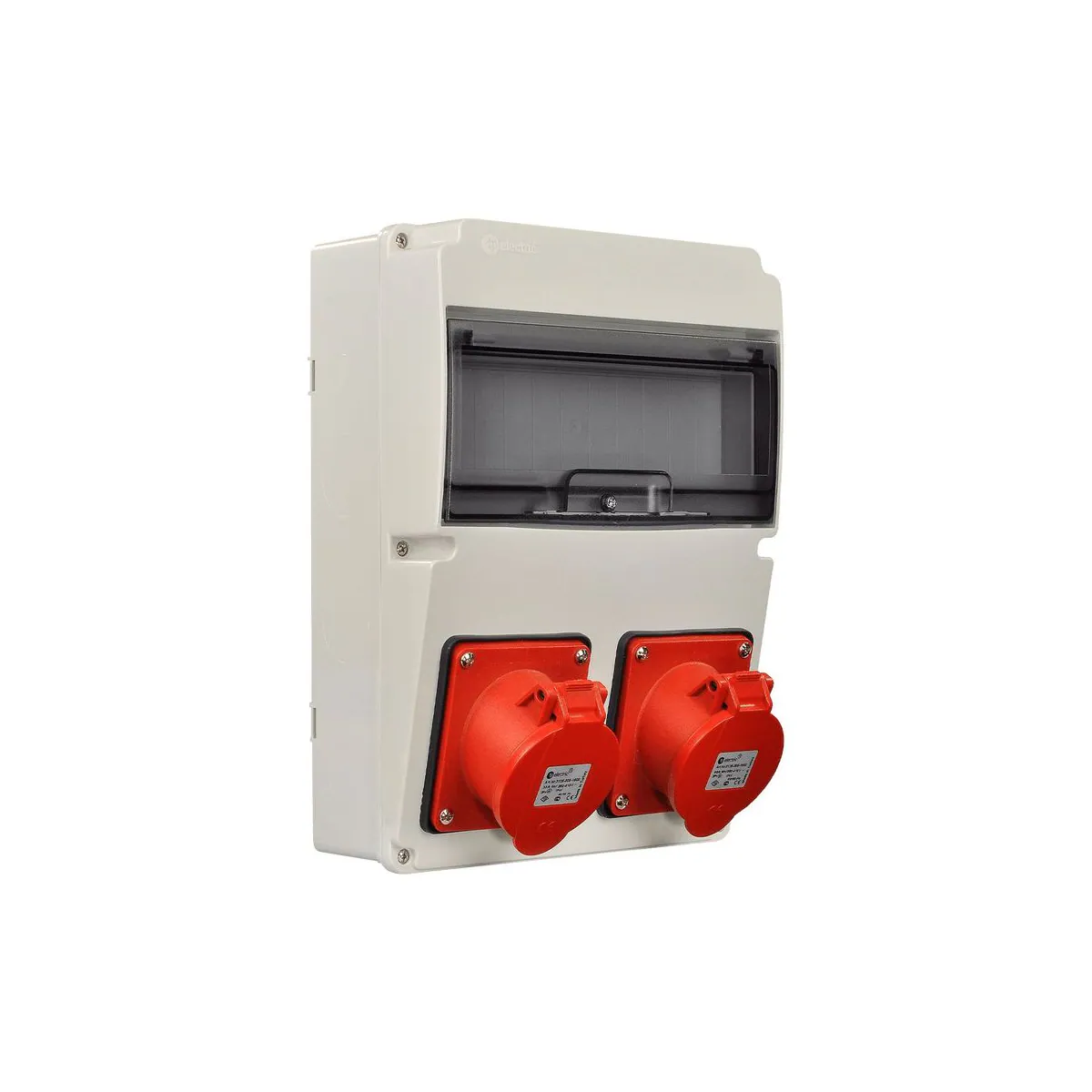 TP Elektrik 3320-000-7700 220x300 Priz Montajlı Kombinasyon Kutusu, 5x32A Prizli