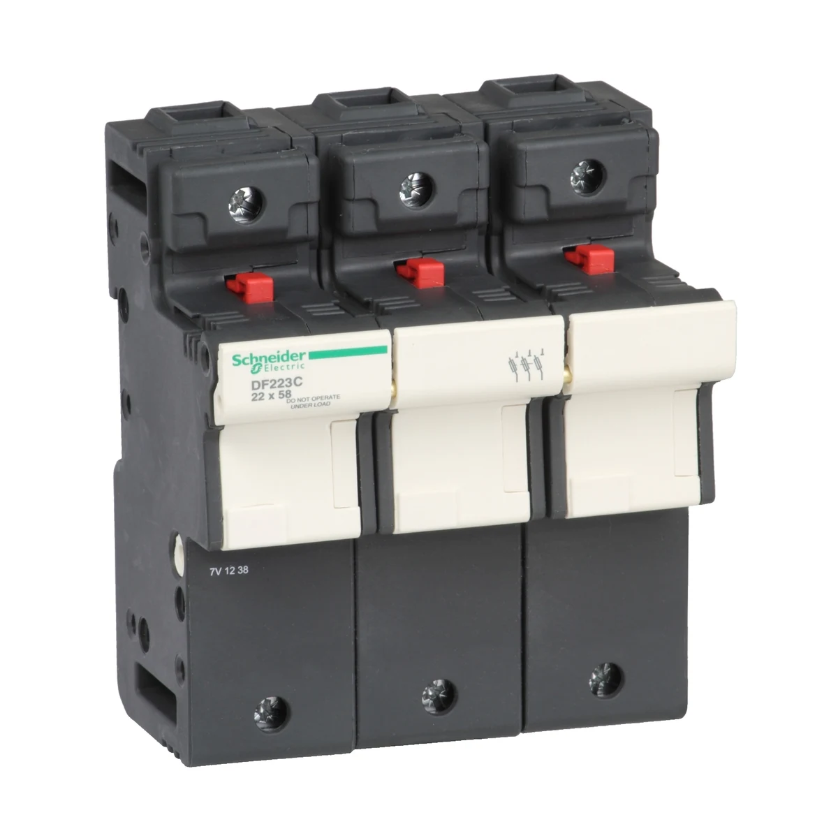 Schneider Electric DF223C TeSys DF Fuse Holder 3P 125A 22x58mm