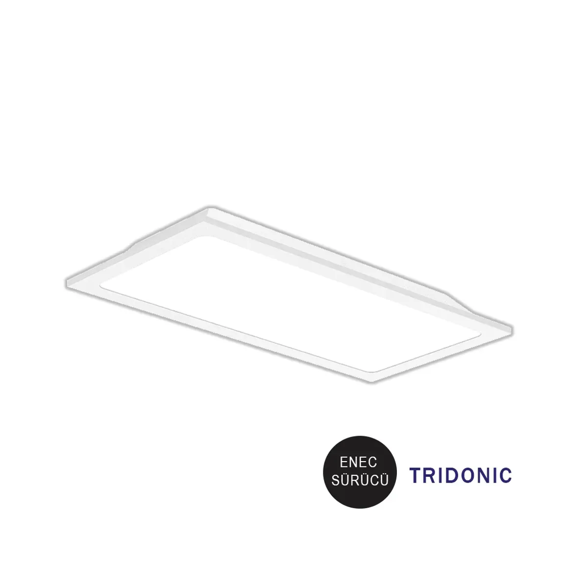 24W Flush-Mounted 30x60 Rectangular 4000 K ENEC Driver - TSE Lumia Series Backlight LED Panel Luminaire