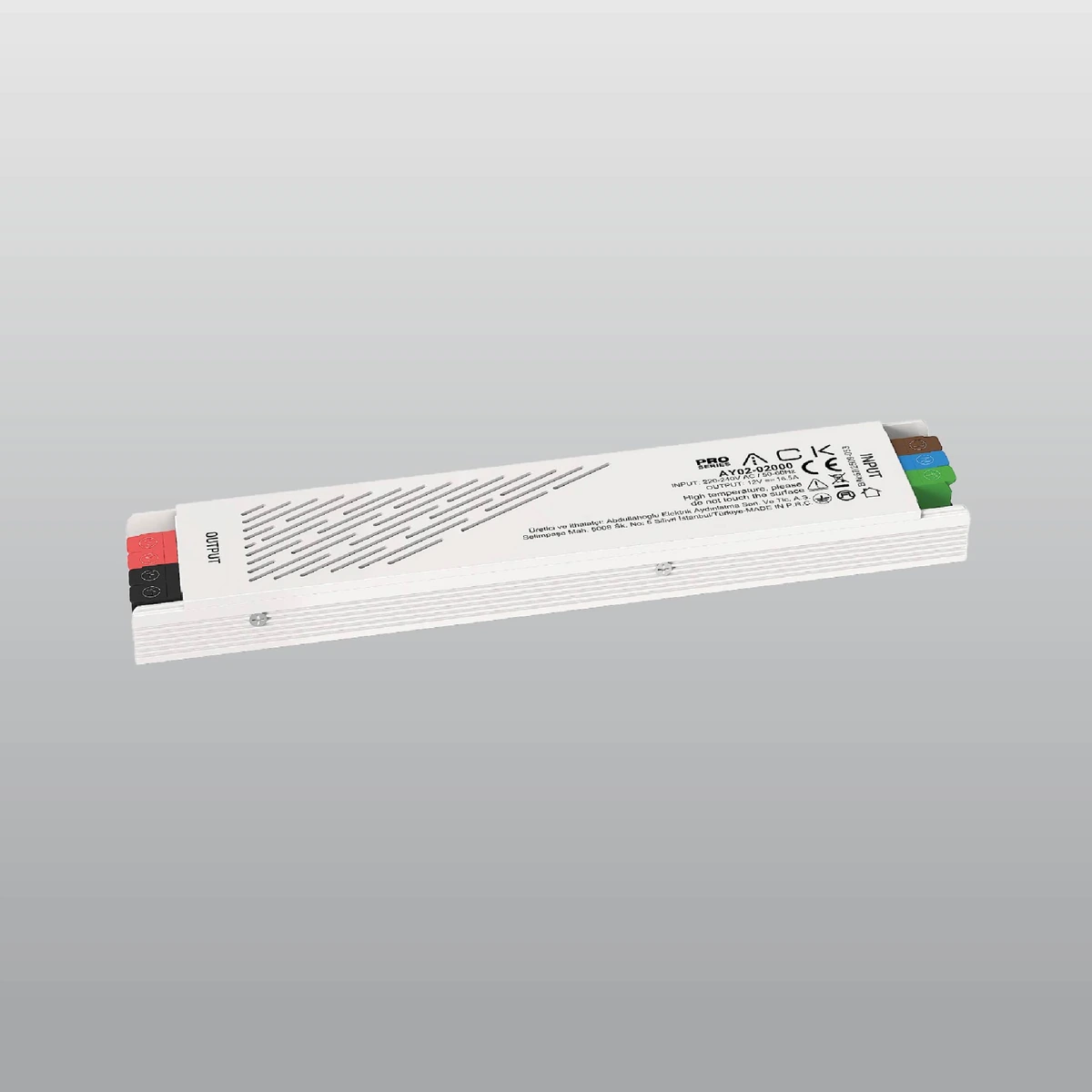 ACK AY02-02000-PRO DC 12V PRO Series LED Drivers 200W