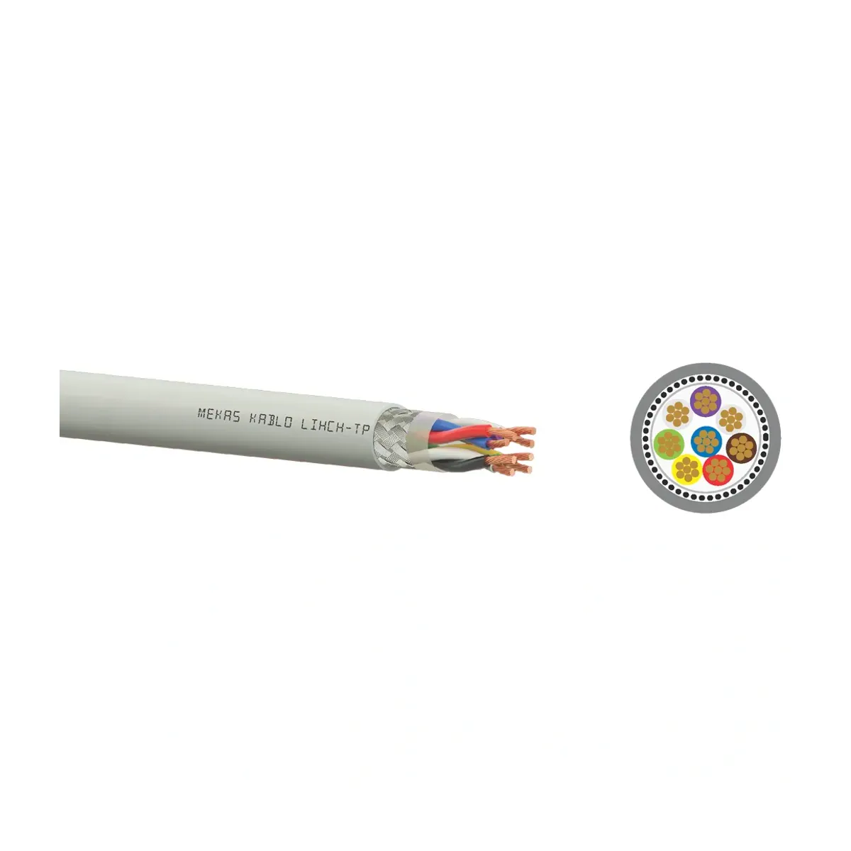 Mekas 4x2x1.5 mm2 LIHCH-TP Halogen Free Signal Cable