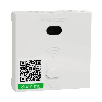 Schneider Electric NU360518 Yeni Unica, WiFi Booster, 300Mbps, White