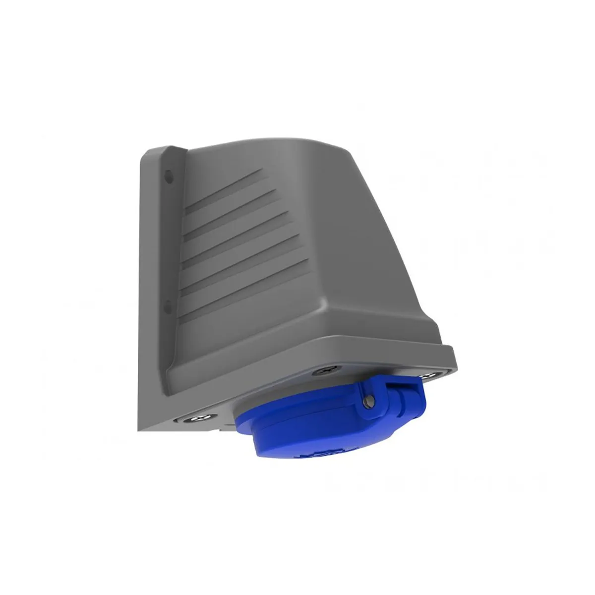 Bemis BP1-1402-2535 Plastic 90° Angled Wall Socket 16 A 2P+E IP44