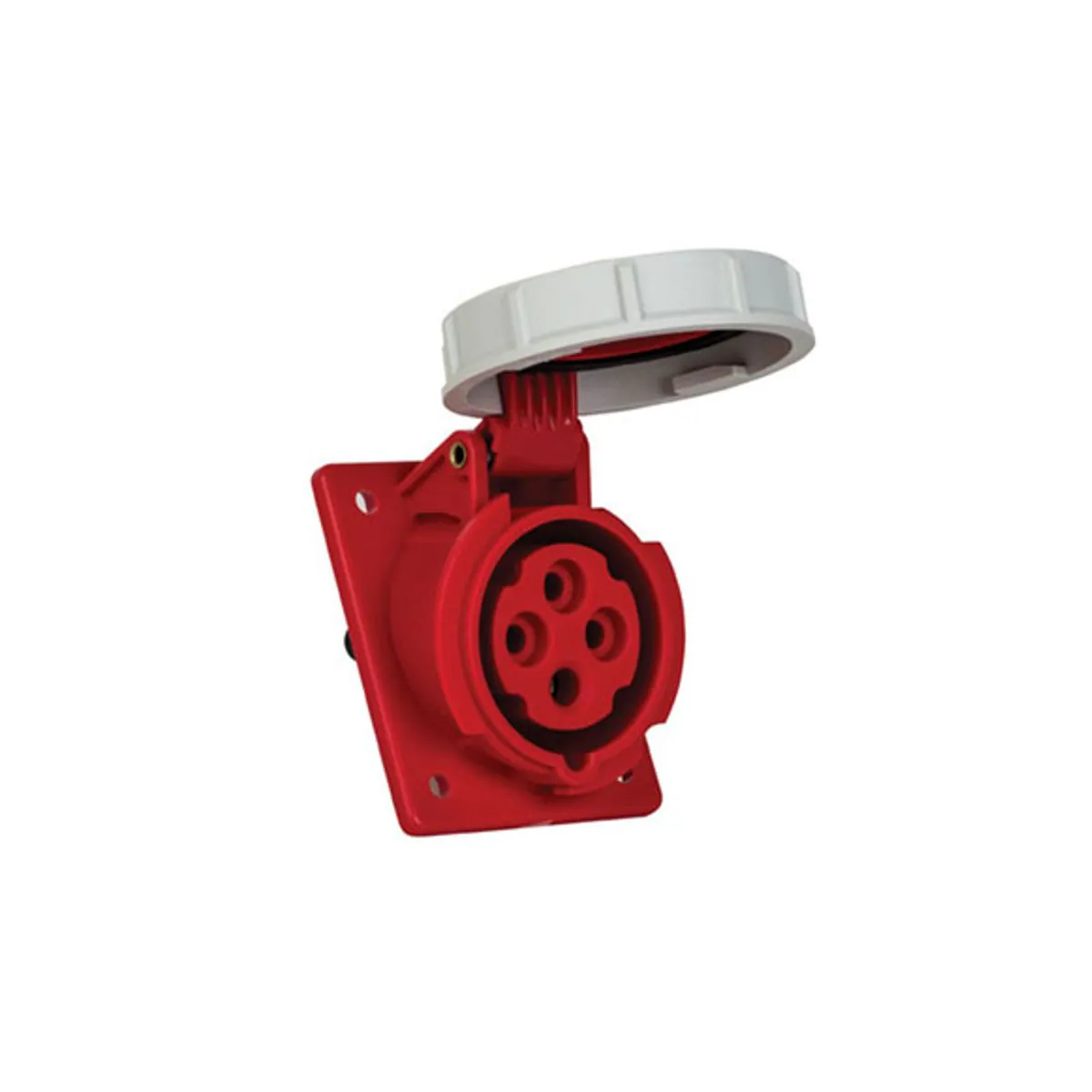PCE 406507V 4x16A Machine Socket Angled IP67 Screw Type