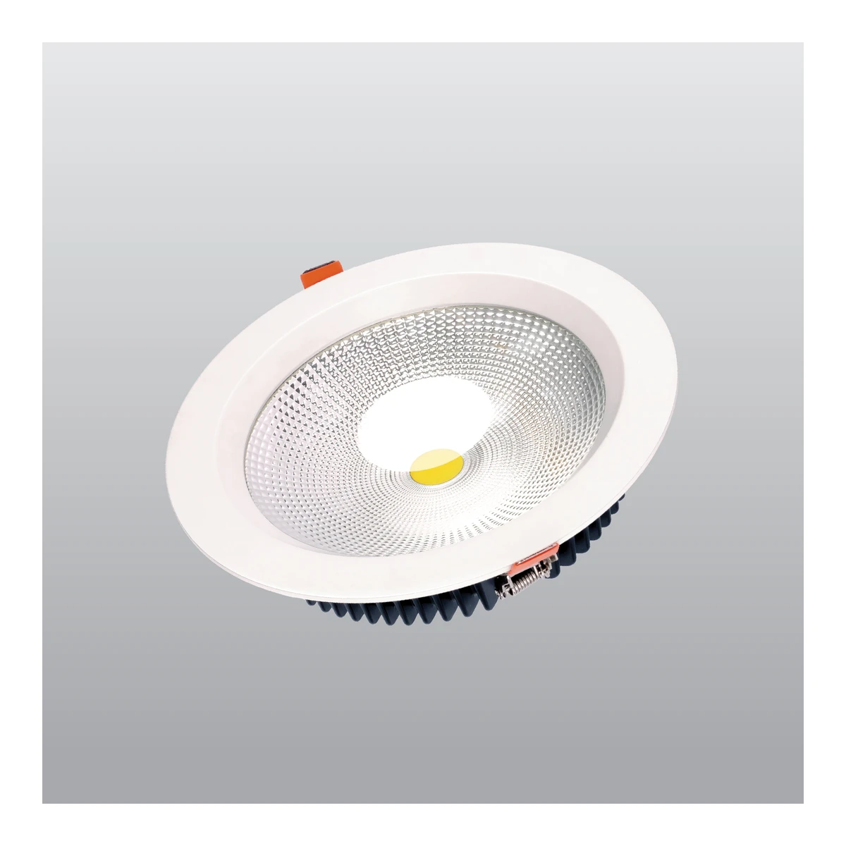 ACK AD08-02000 Flush-Mounted Round COB LED Downlights 20W 3000K White