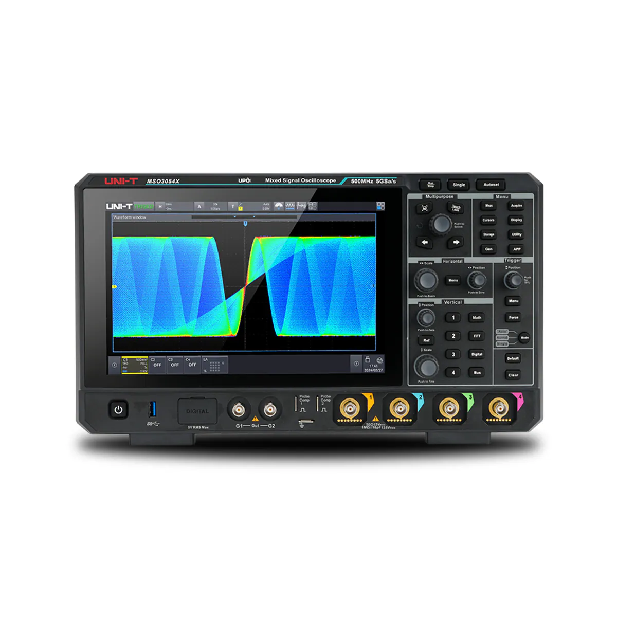Unit MSO3034X 350 MHz 4+16 kanallı masa tipi osiloskop (temsili görsel)
