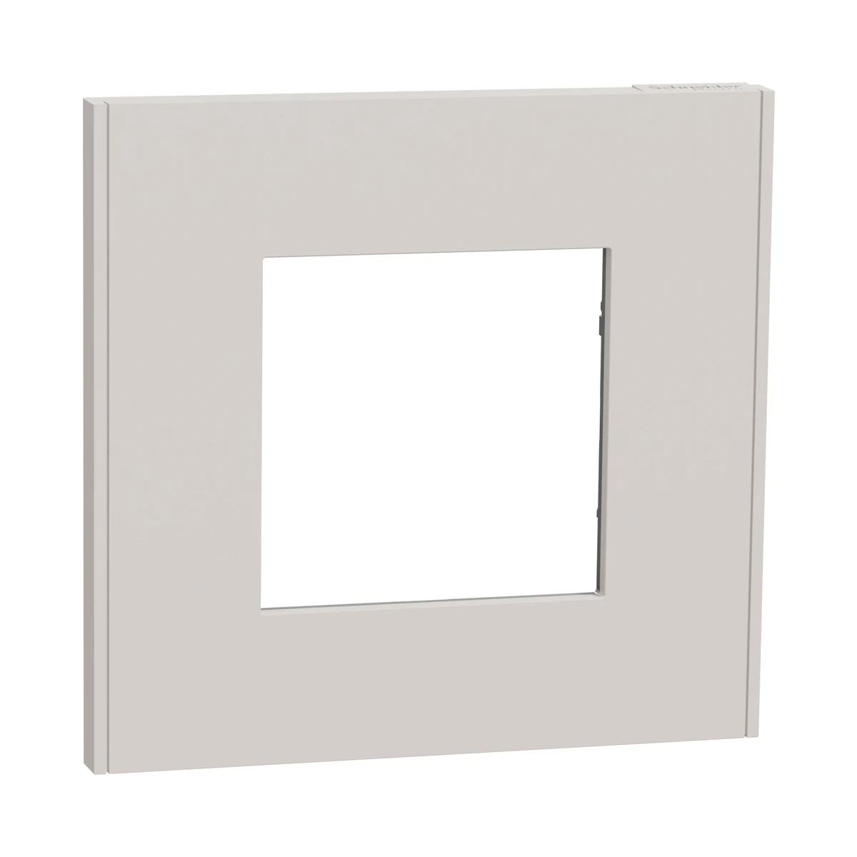 Schneider Electric NU600224 Unica Deco Essentials Tekli Çerçeve Açık Gri — üretici ürün görseli