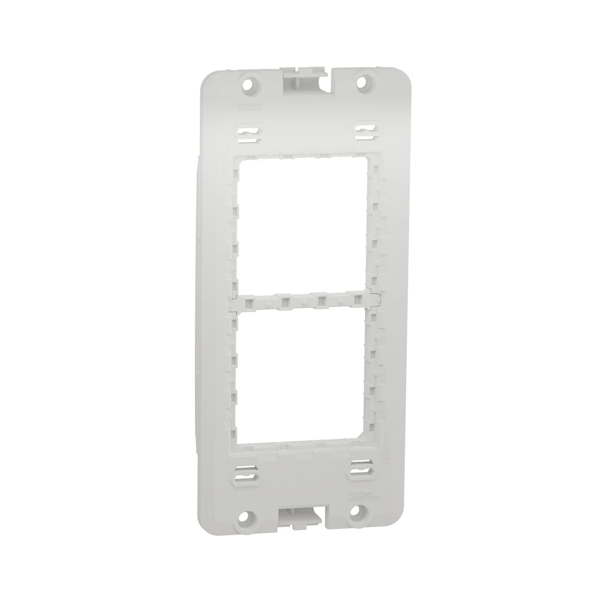 Schneider Electric NU7204P 1-Column x 4-Module Plastic Mounting Plate
