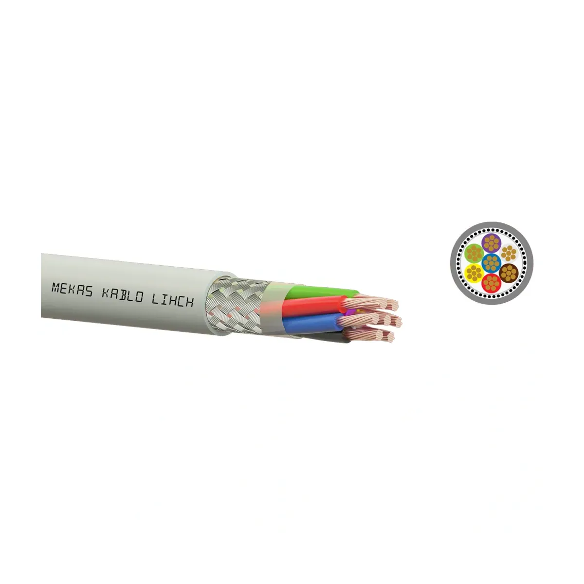 Mekas 5x1.5 mm2 LIHCH Halogen Free Signal Cable