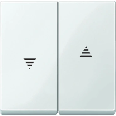 Schneider Electric MTN432419 Blind/shutter switch rocker cover, System-M, White