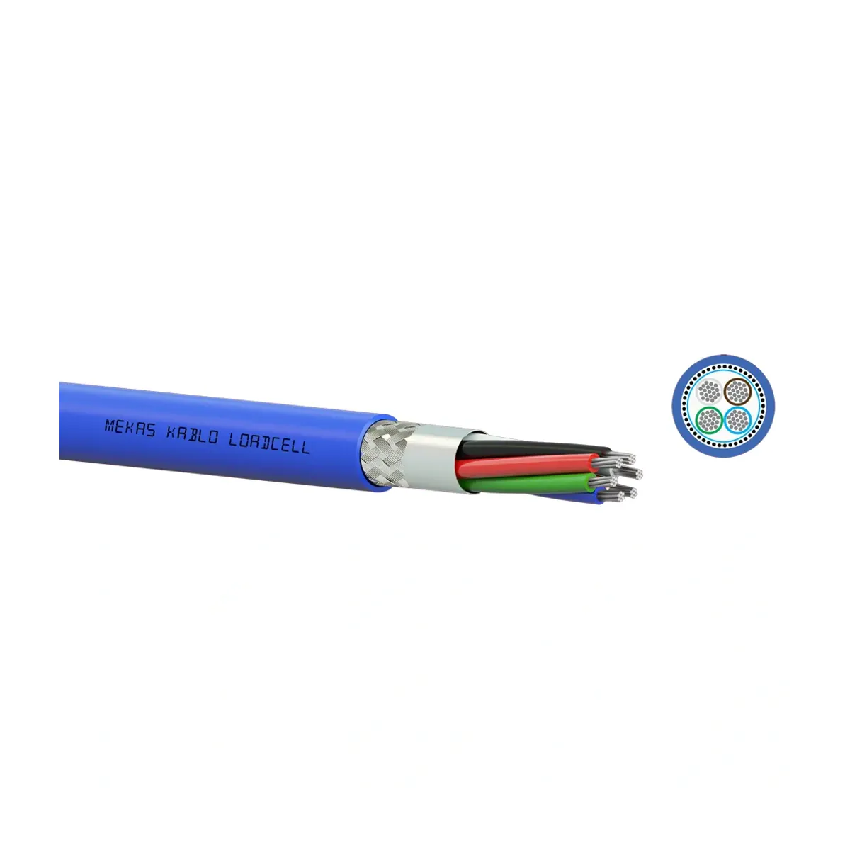 Mekas Loadcell 6x0,34 mm2 PVC Sinyal Kablosu