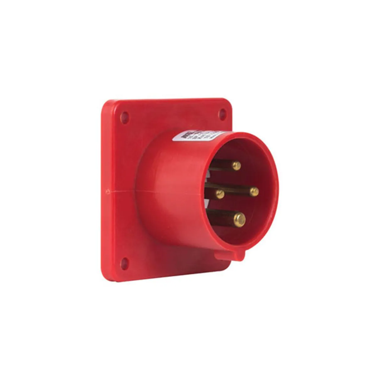 Bals T28112 4x16A Machine Plug Straight IP44