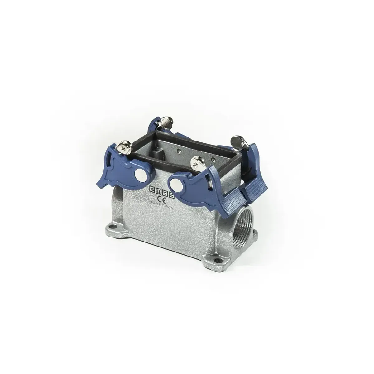 Emas Metal 10 Contact Wall-Mount Type Empty Housing Dual Side Entry 4 Latched Multi-Contact EBM10GD24