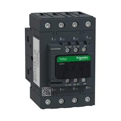 Schneider Electric LC1DT80AQ7 TeSys Deca Kontaktör 4P 80A AC1 380VAC 4NA — üretici katalog görseli