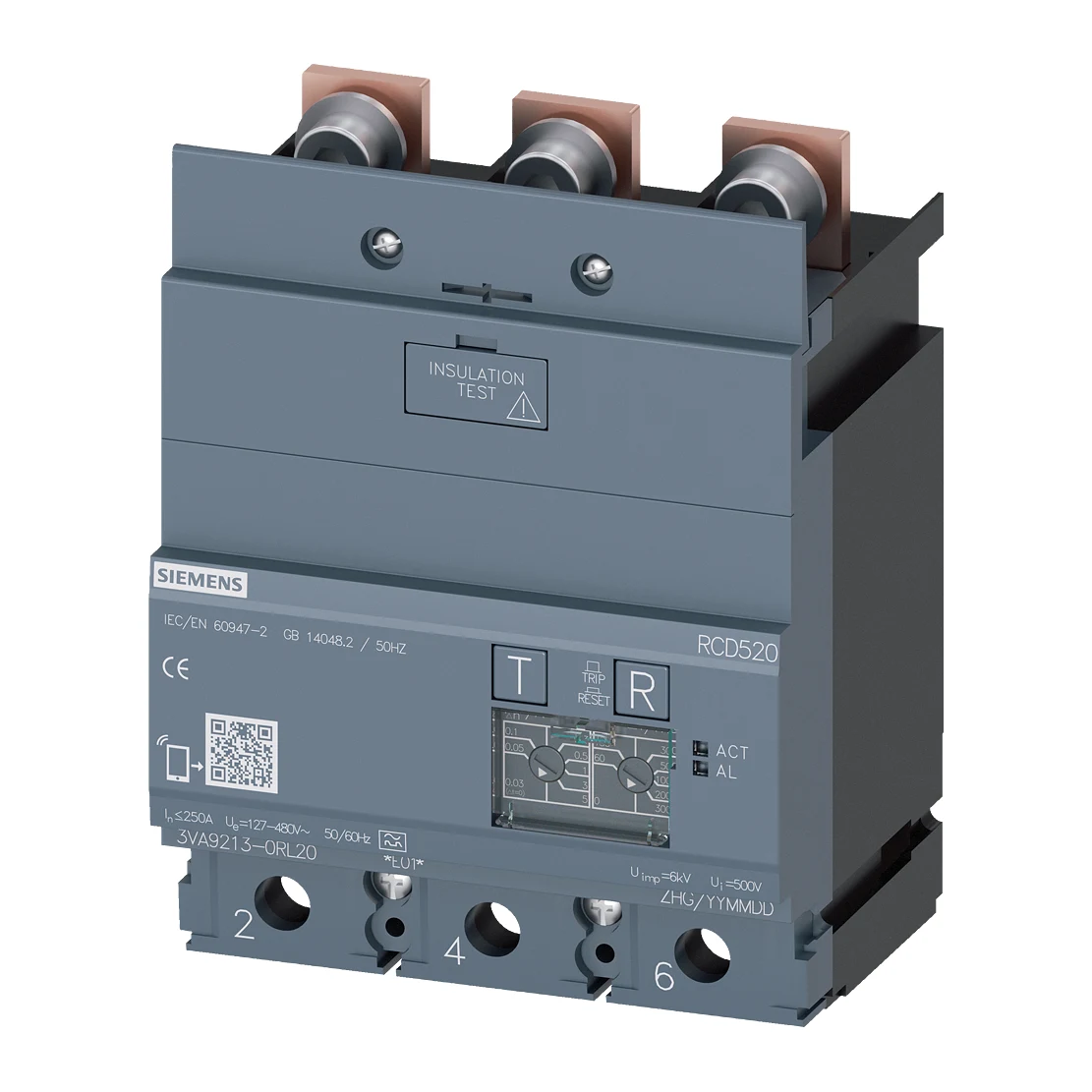 Siemens 3VA9213-0RL20 Switch Accessory 250A 3-Pole