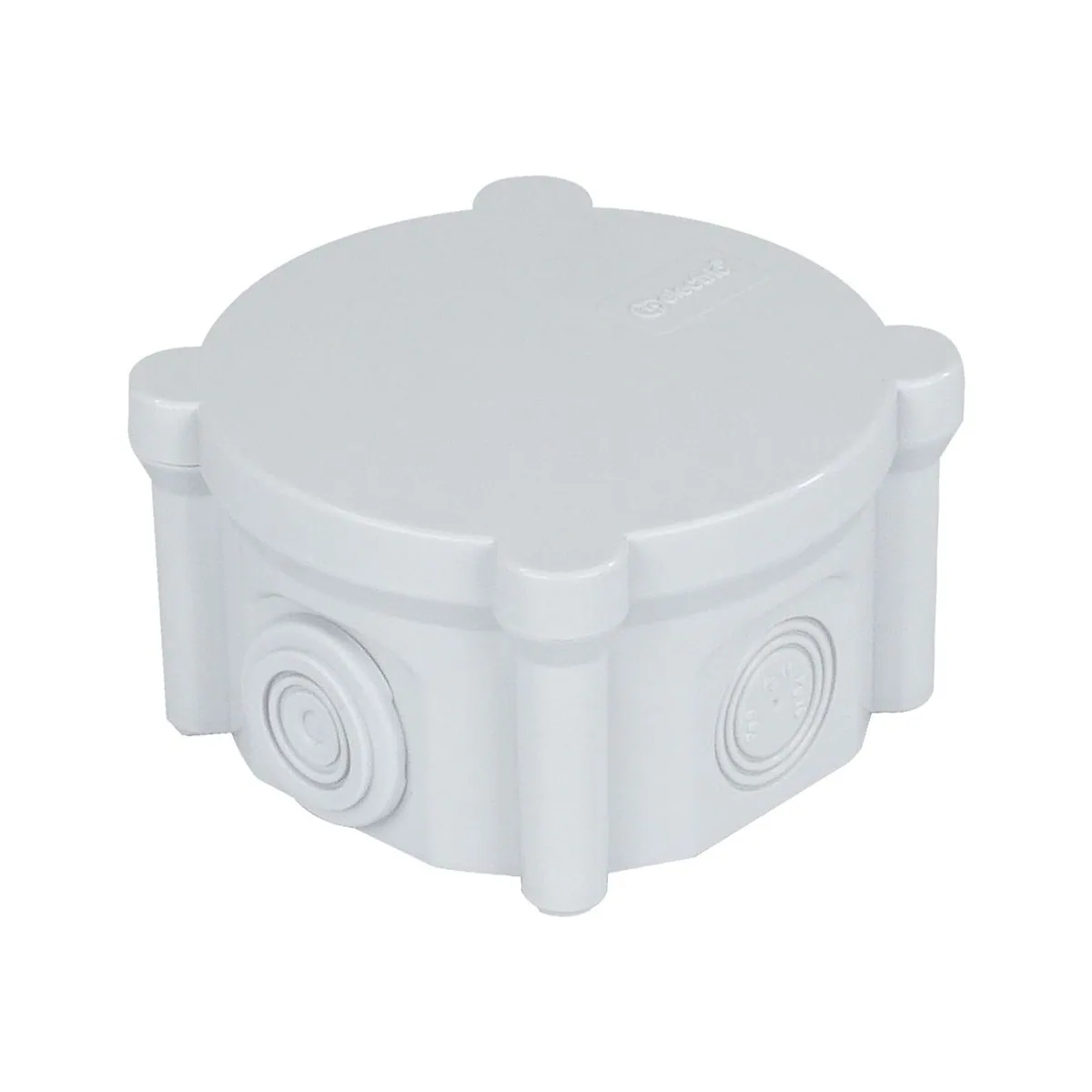 TP Elektrik 3310-210-0077 Junction Box Ø90 (4 Outlets) - Snap-On Cover, IP 54