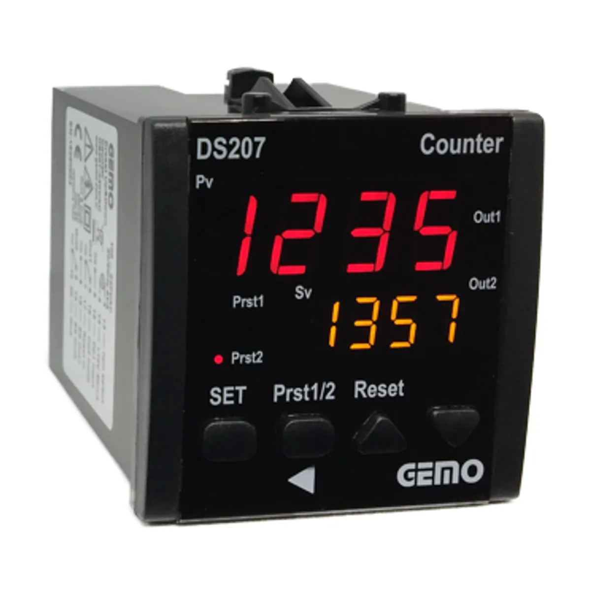 GEMO DS207-230VAC 4-Digit Counter