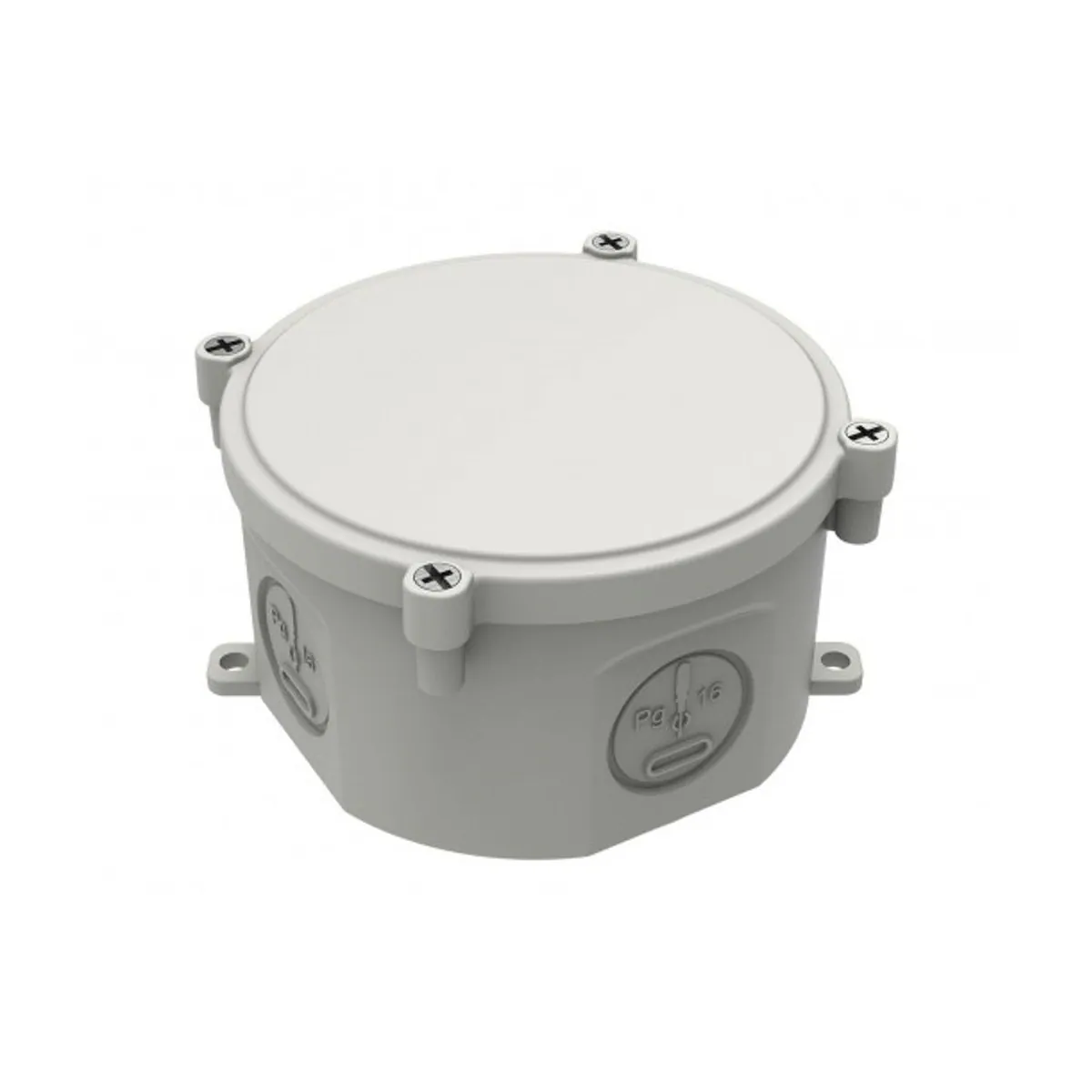 Bemis BB2-1431-0006 ABS Buat Opak Vidalı Kapak IP67 Çap Ø80 mm