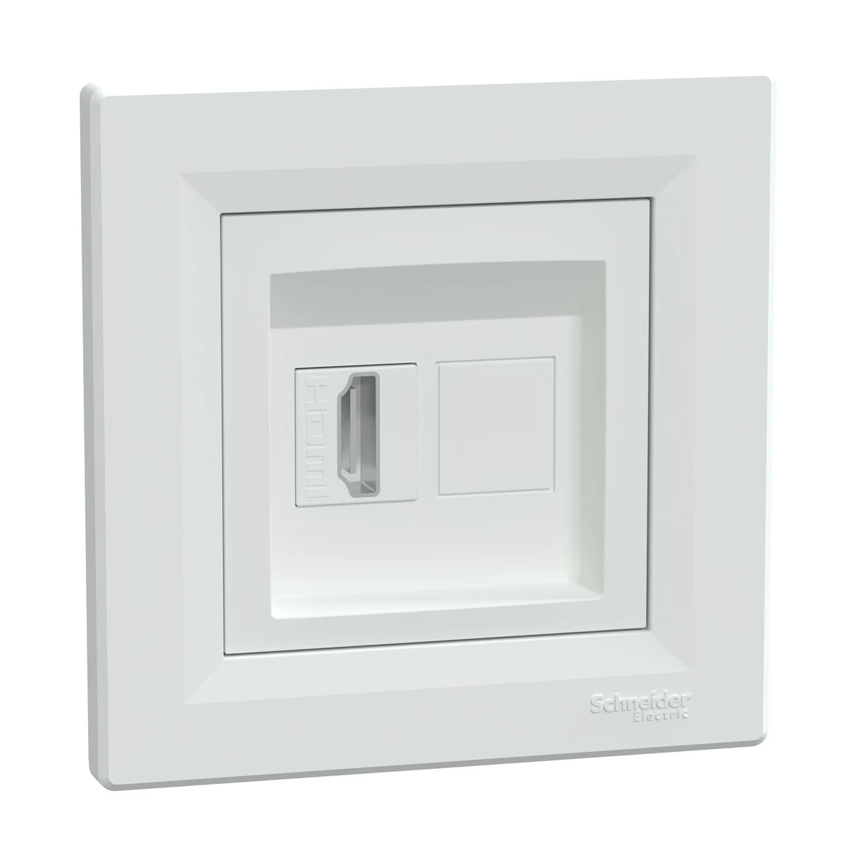 Schneider Electric EPH4500121 Asfora HDMI Socket White, Framed