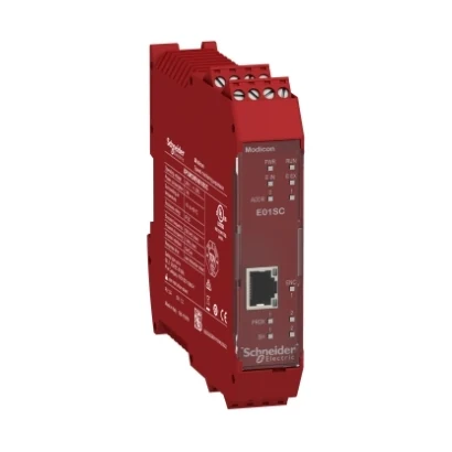 Schneider Electric XPSMCMEN0100SC Safety Speed Monitoring Module, 1 Sin/Cos encoder input + 1 or 2 proximity switch, 1xRJ45