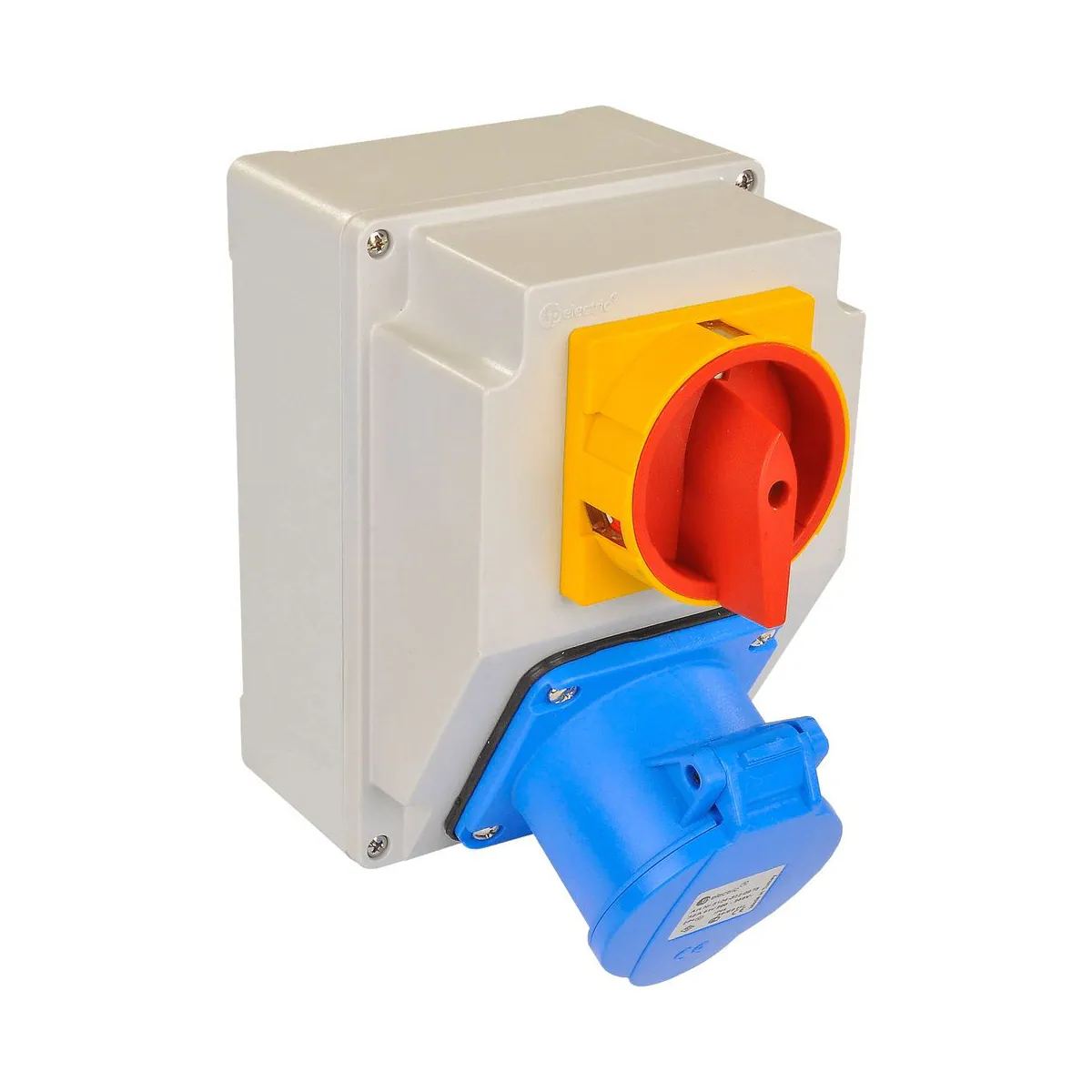 TP Elektrik 3317-000-2401 120x170 Priz Montajlı Kombinasyon Kutusu, 3x32A Prizli