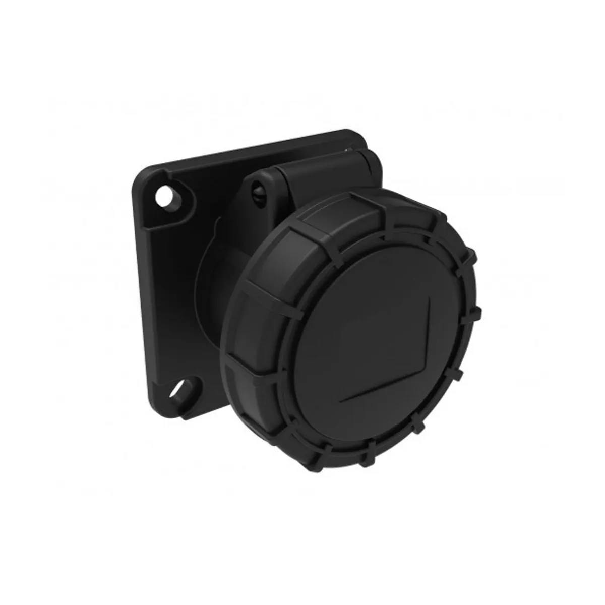 Bemis BCS-1504-7413 CEE Machine Socket 16 A 3P+E IP67 Black