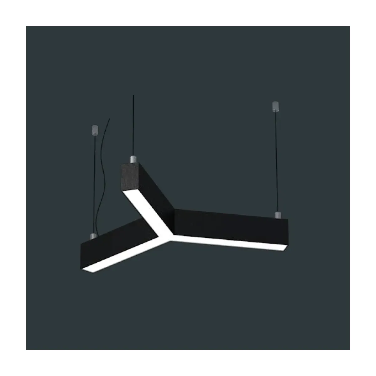 80W Yıldız 4000 K 90cm 11600lm 80x50mm Dekoratif Lineer LED Armatür