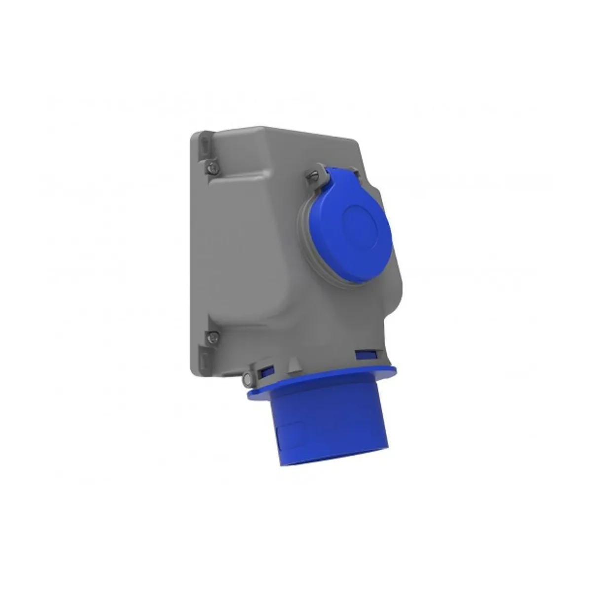 Bemis BC1-3403-2238 CEE 90° Eğik P. Prizli Duvar Fişi 32 A 2P+E IP44