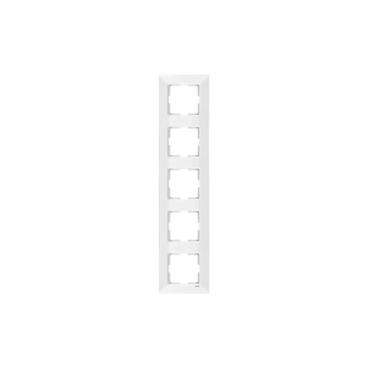 Viko Karre Meridian White 5-Gang Vertical Frame
