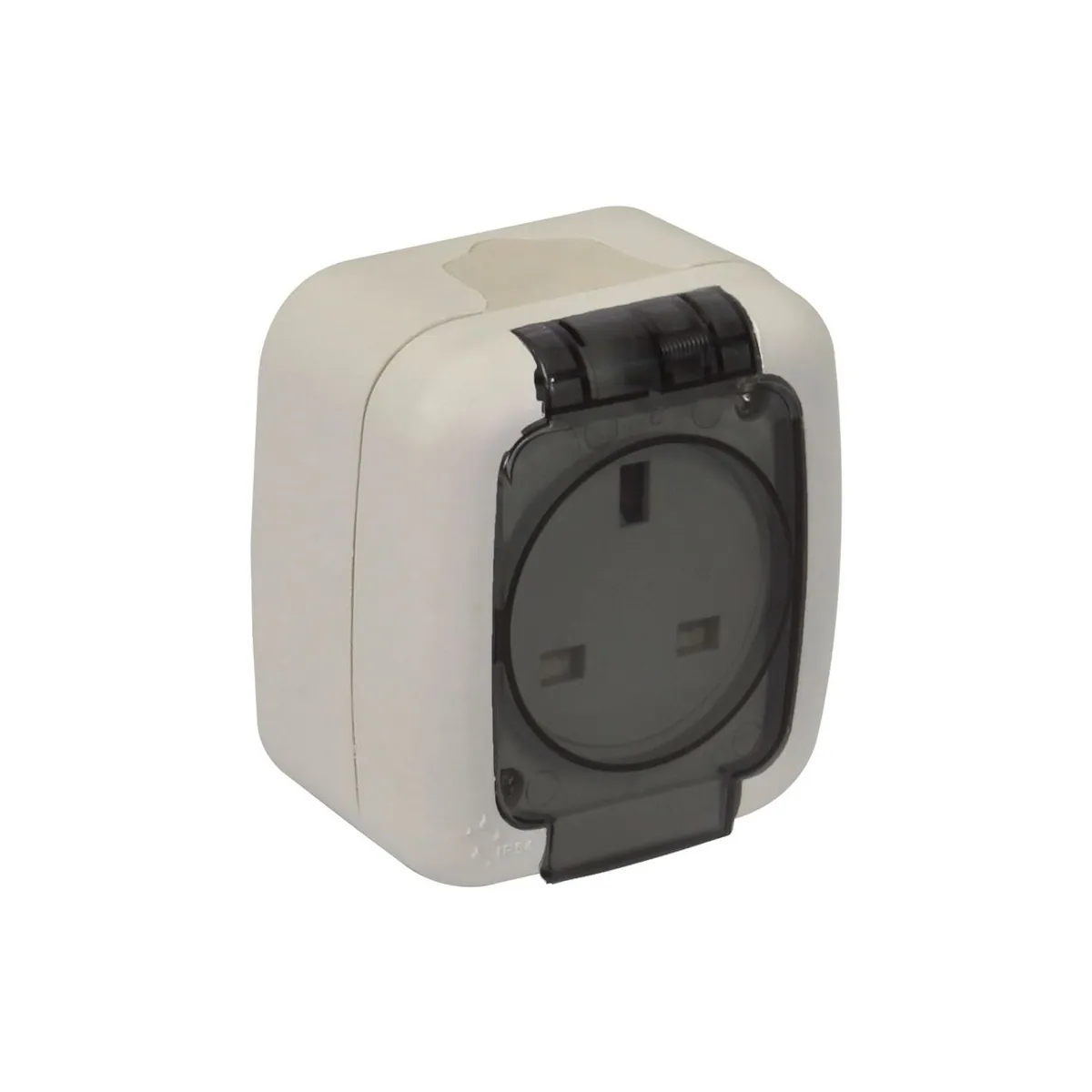 TP Elektrik 3202-025-0600 Nemli Yer Kapaklı Topraklı Priz (İngiliz Normu), IP 54