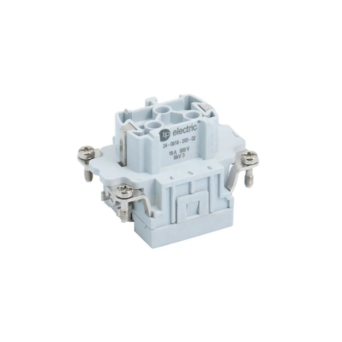 TP Elektrik 24-0616-200-02 6x16A Multi-Contact Socket Insert - Spring Connection (1-6), IP 65