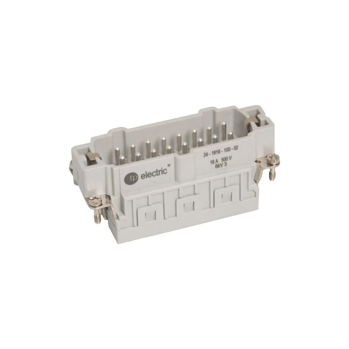 TP Elektrik 24-1616-110-02 16x16A Çok Kontaklı Fiş Çekirdek - Yaylı Bağlantı (17-32), IP 65