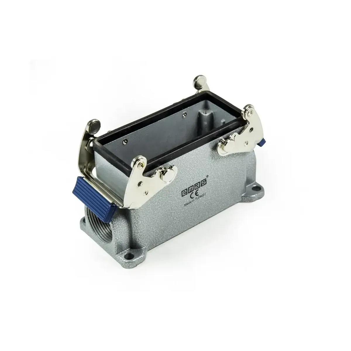 Emas Metal 16 Contact Wall-Mount Type Empty Housing Dual Side Entry 2 Metal Latched Multi-Contact EBM16GD27