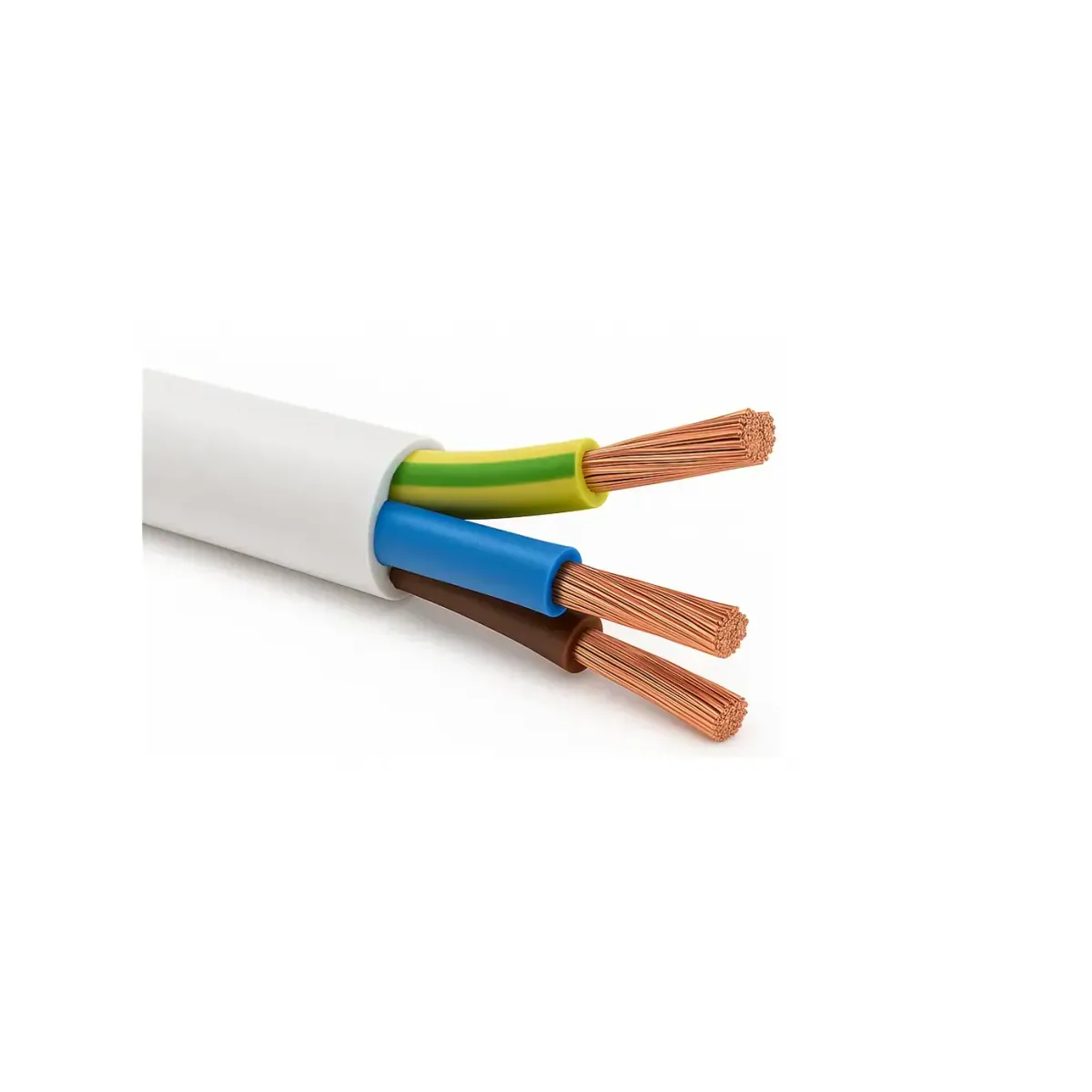 Win TTR 3x6 mm2 H05VV-F White Cable