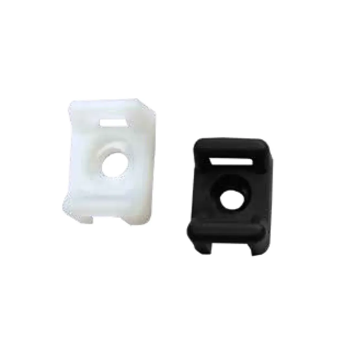 23x16 Screw-Type White Cable Clip, Pack of 100